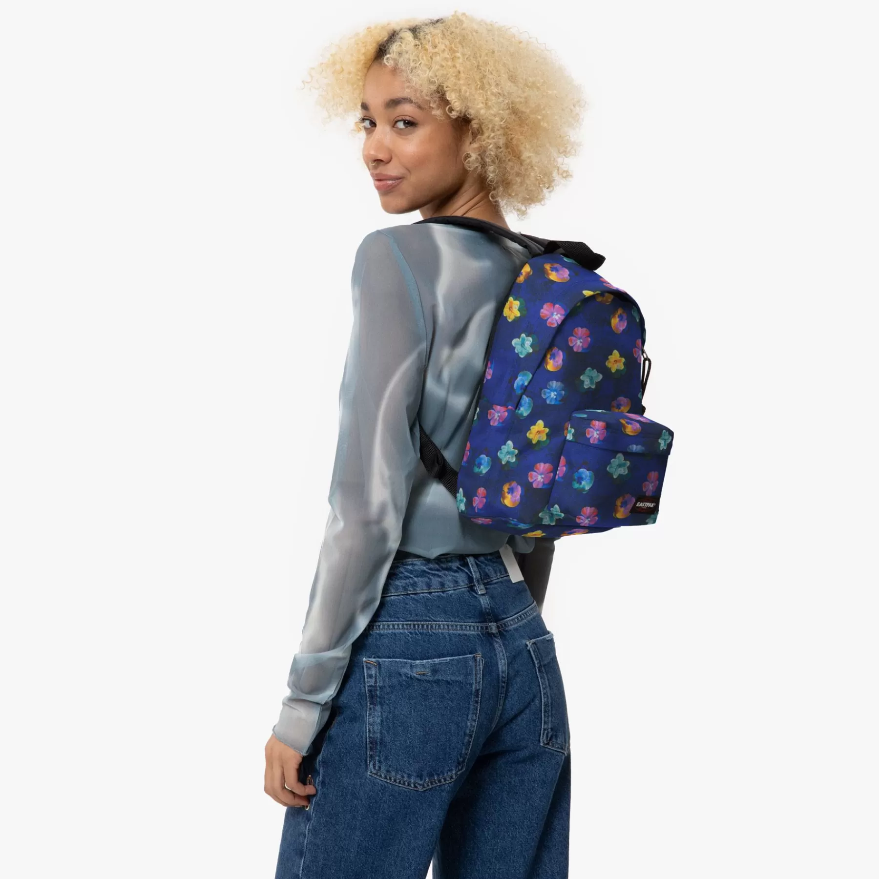 Cheap Eastpak ORBIT XS Flower Blur Navy