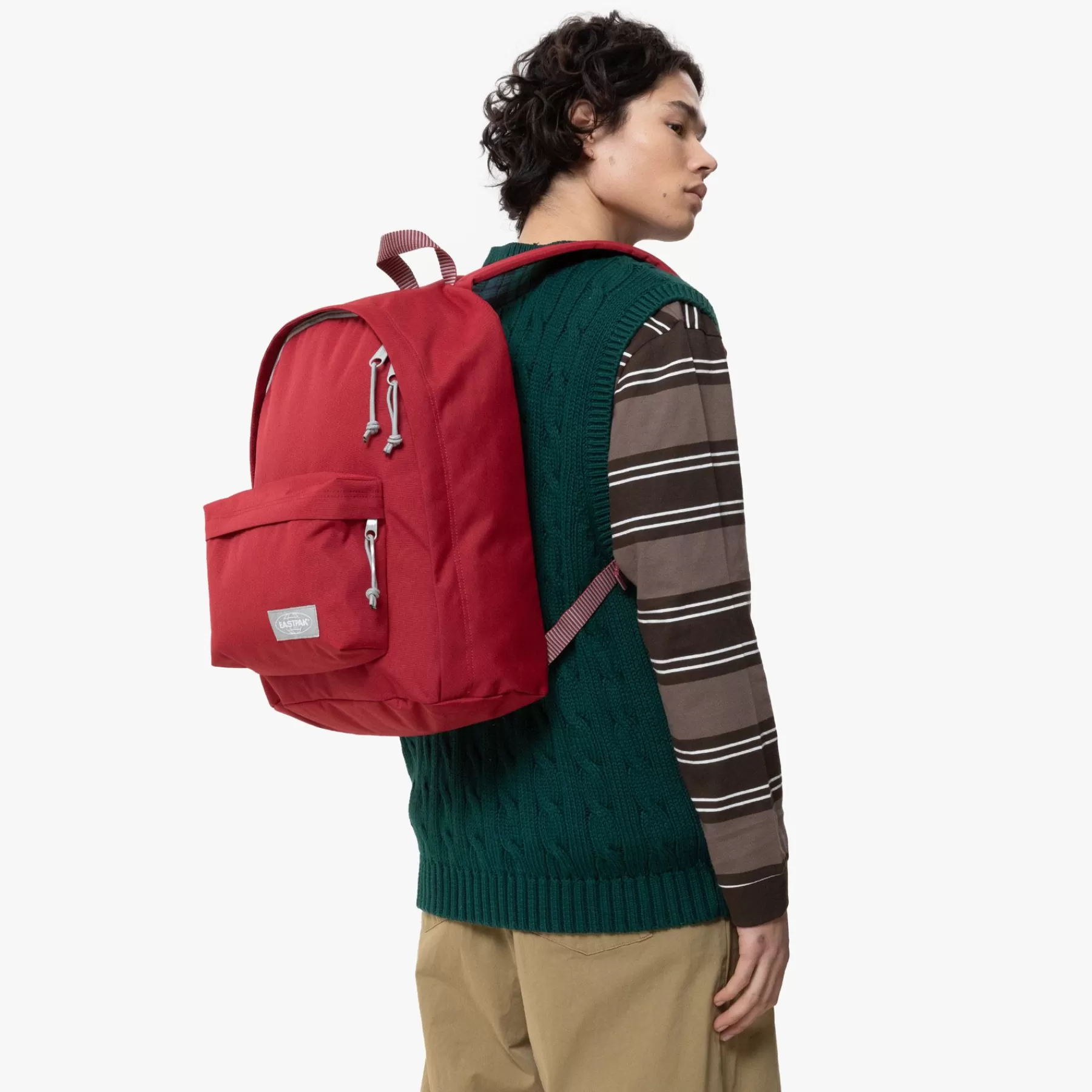 Outlet Eastpak OUT OF OFFICE Kontrast Stripe Red