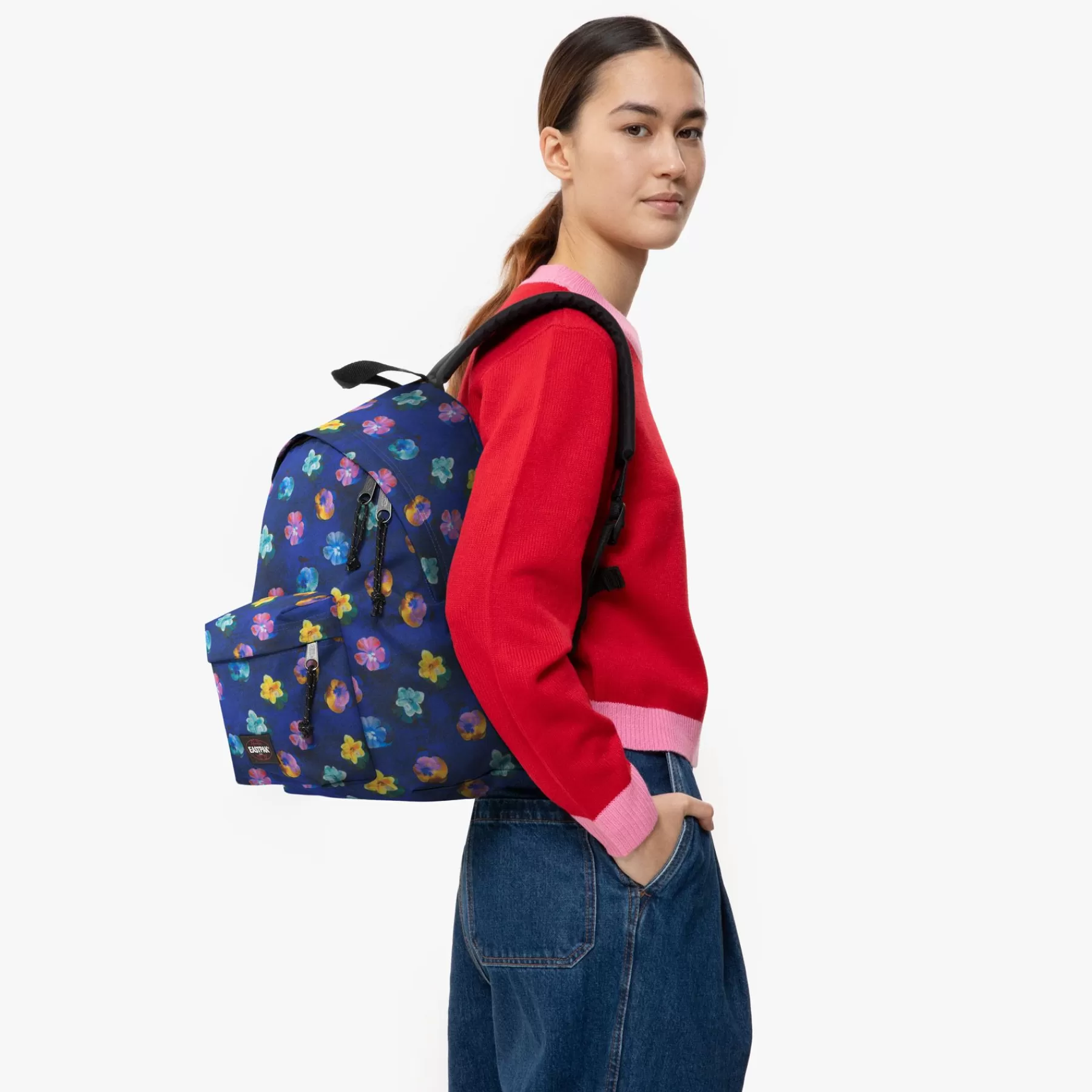 Hot Eastpak PADDED PAK'R® Flower Blur Navy