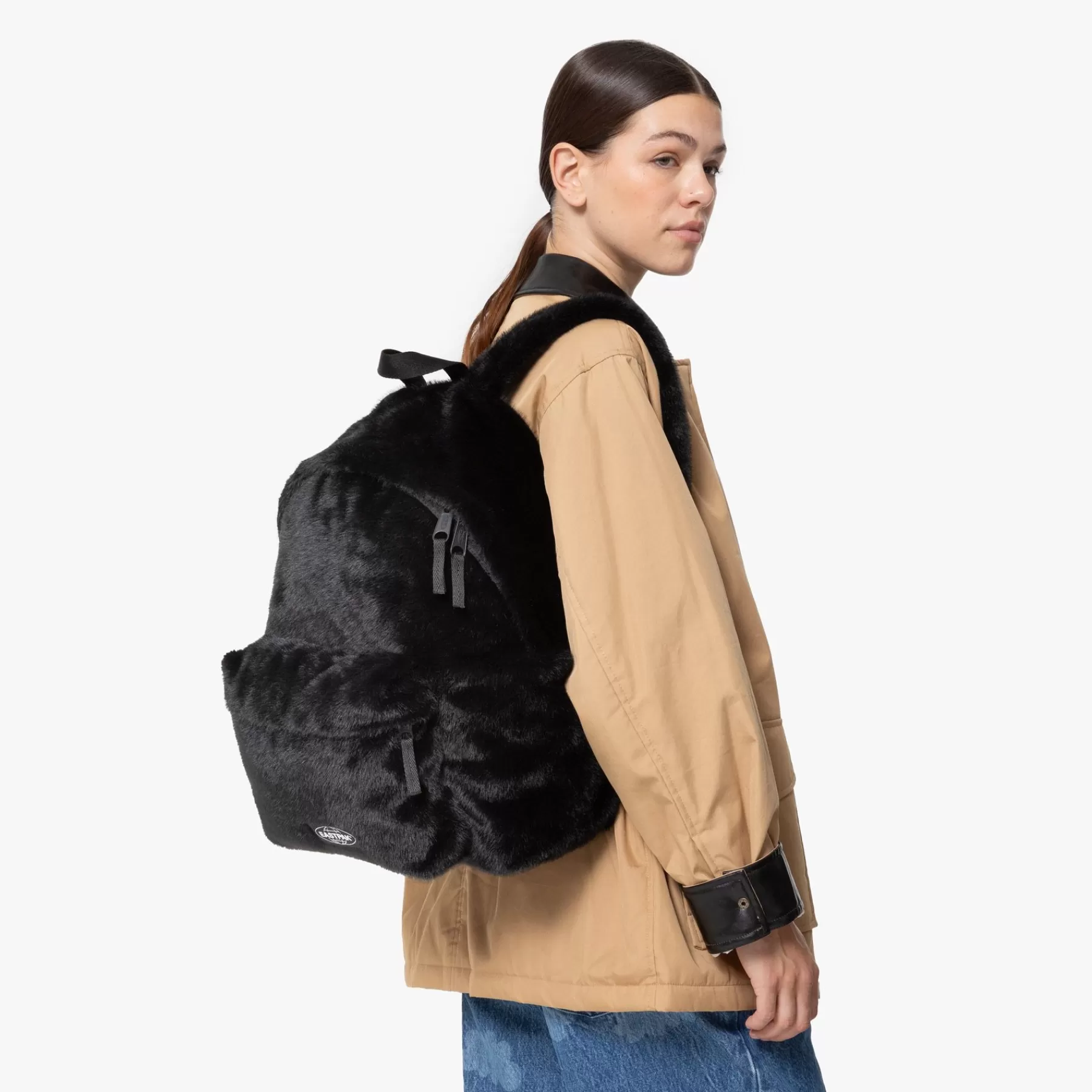 Shop Eastpak PADDED PAK'R® Fuzzy Black