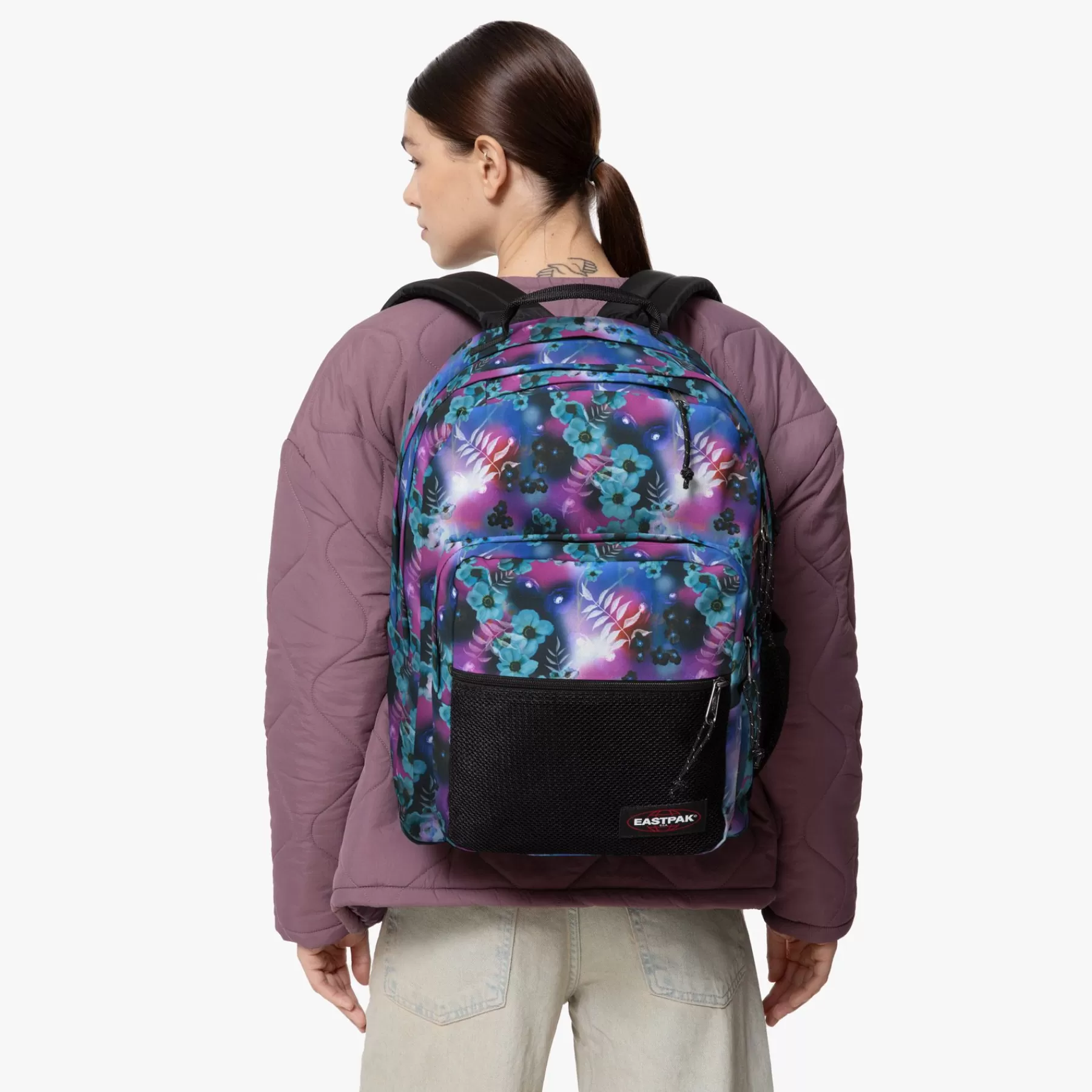 Shop Eastpak PINZIP Dreamflower Dark