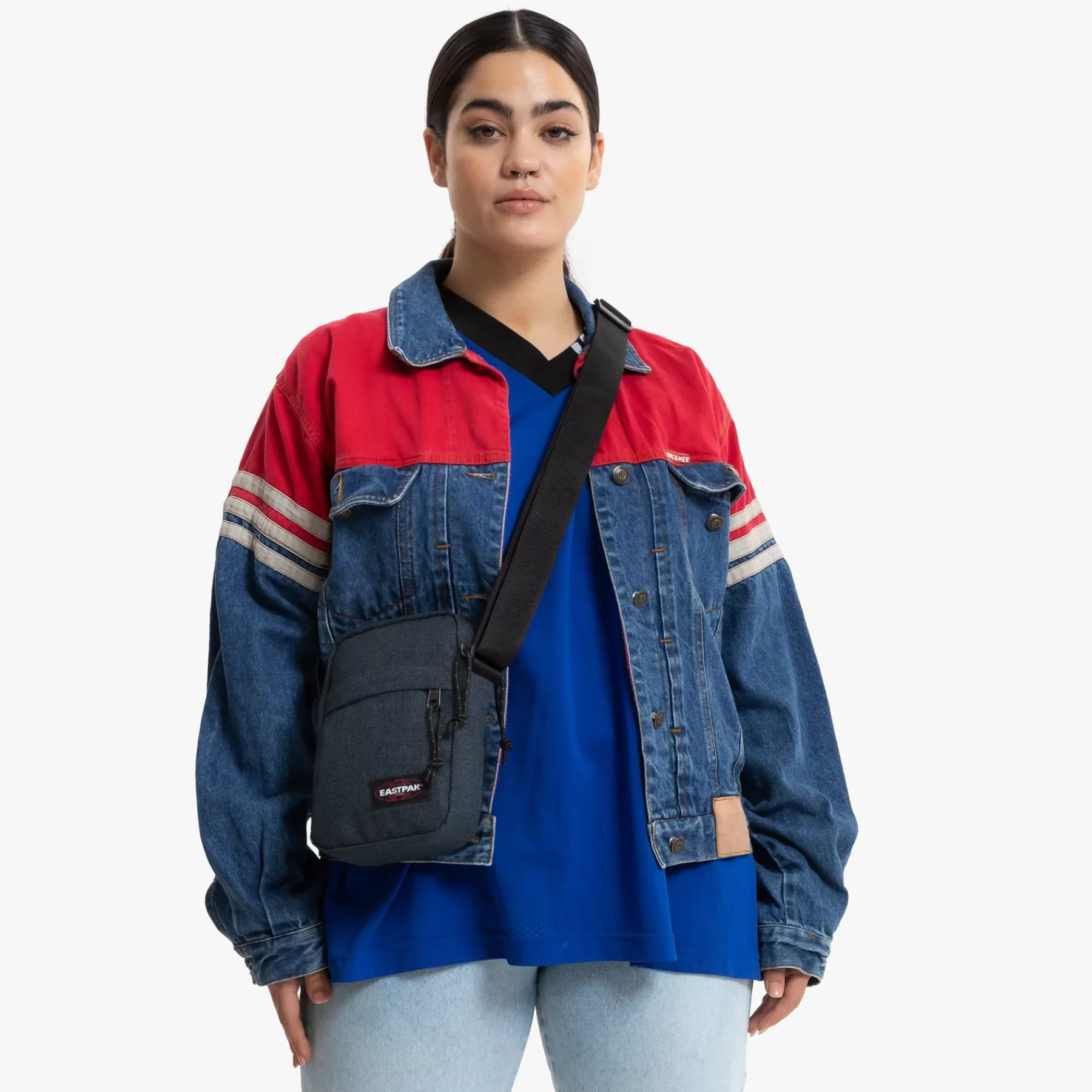 Cheap Eastpak THE ONE Triple Denim