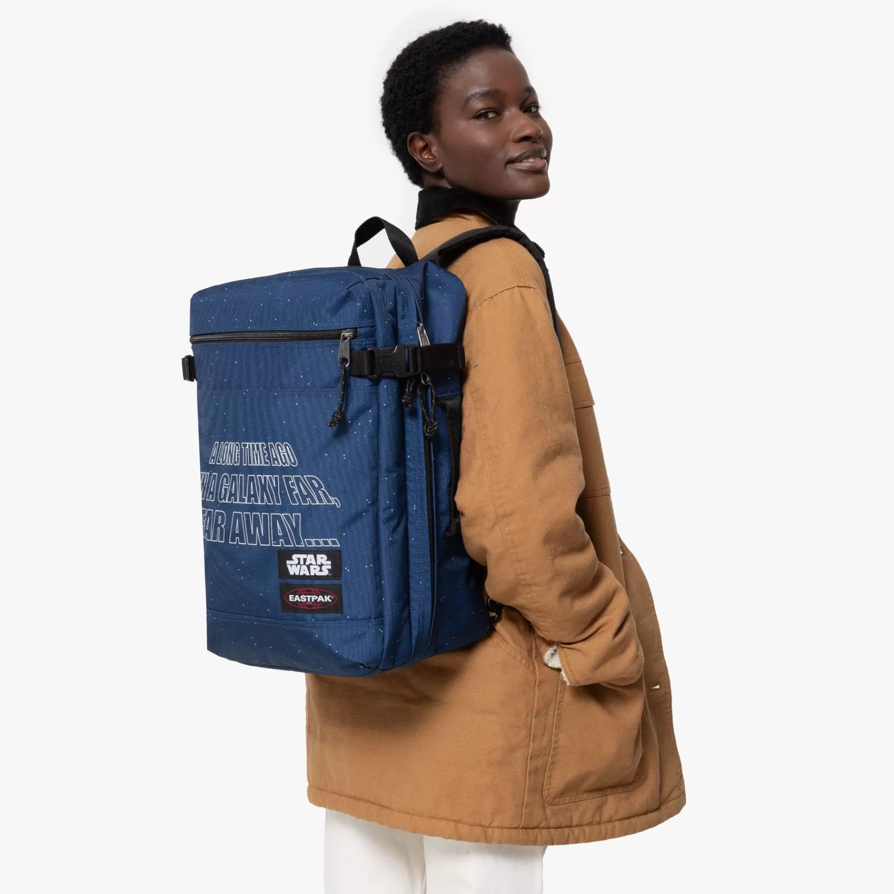 Shop Eastpak TRANSIT'R PACK SW Stars Navy