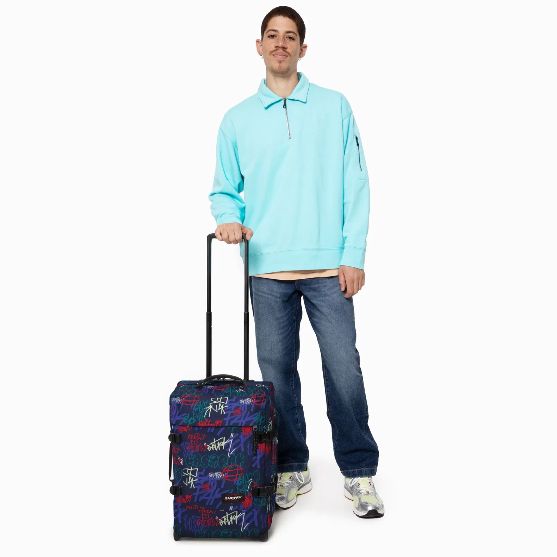 Online Eastpak TRANVERZ S Street Tags Blue