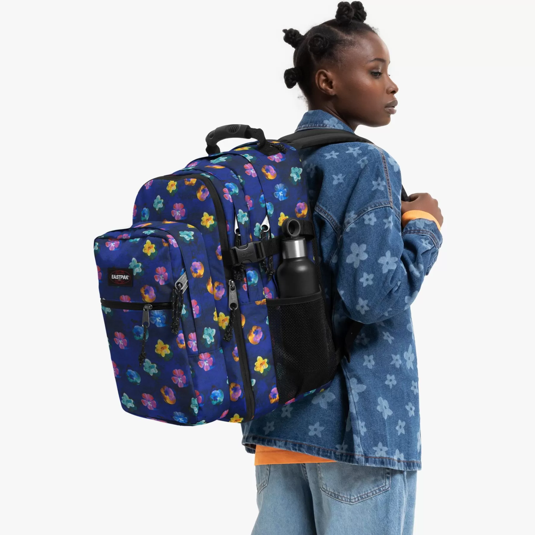 New Eastpak TUTOR Flower Blur Navy